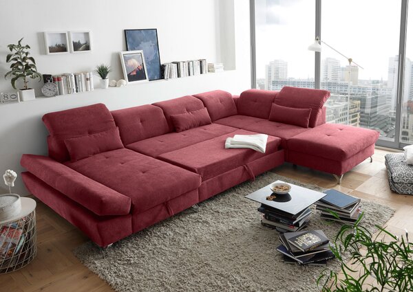 SEDACÍ SOUPRAVA, textil, bobulová MID.YOU - Rozkládací sedačky, Online Only