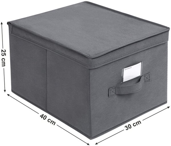 SONGMICS Úložné boxy Mera šedé