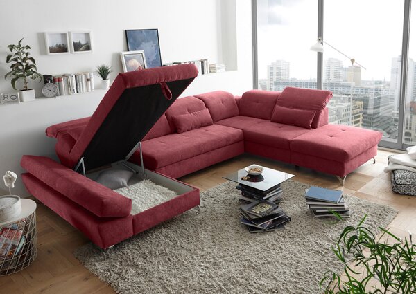 SEDACÍ SOUPRAVA, textil, bobulová MID.YOU - Rozkládací sedačky, Online Only