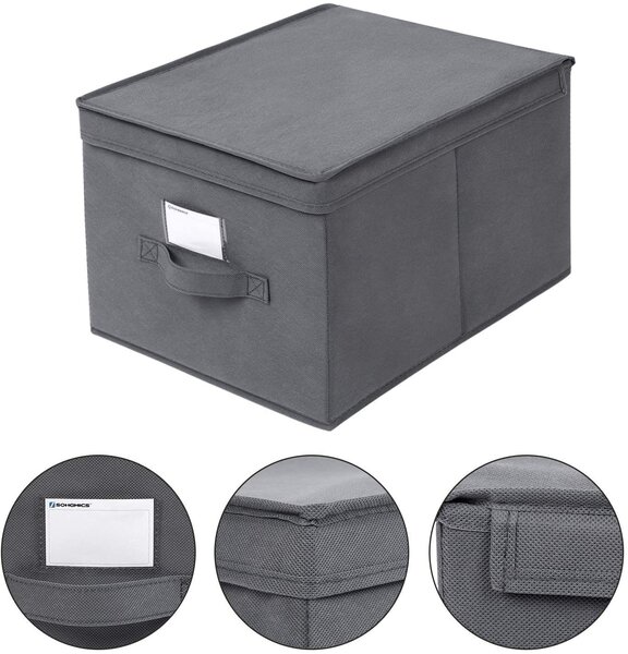 SONGMICS Úložné boxy Mera šedé