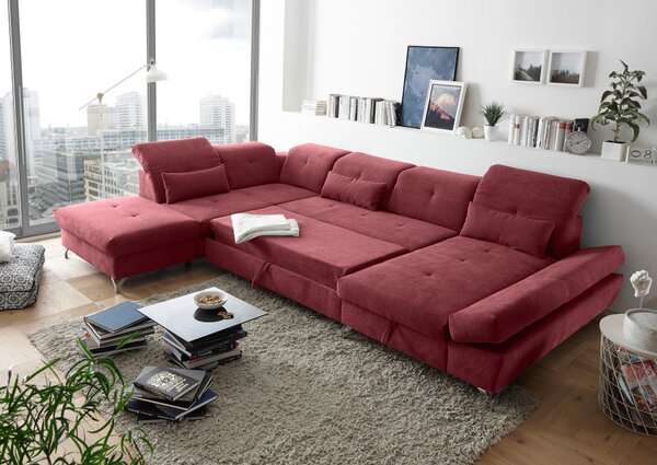 SEDACÍ SOUPRAVA, textil, bobulová MID.YOU - Rozkládací sedačky, Online Only