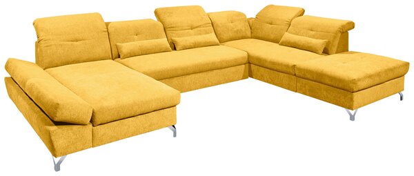 SEDACÍ SOUPRAVA, textil, žlutá MID.YOU - Rozkládací sedačky, Online Only