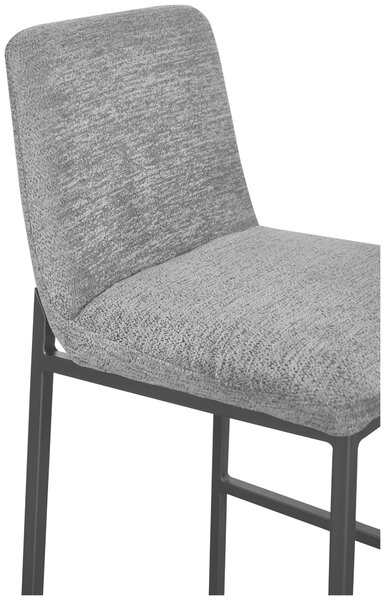 BAROVÁ ŽIDLE, šedá, černá Livetastic - Barové židle, Online Only