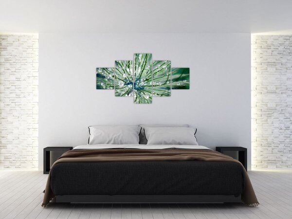 Obraz - Makro snímek květu (125x70 cm)