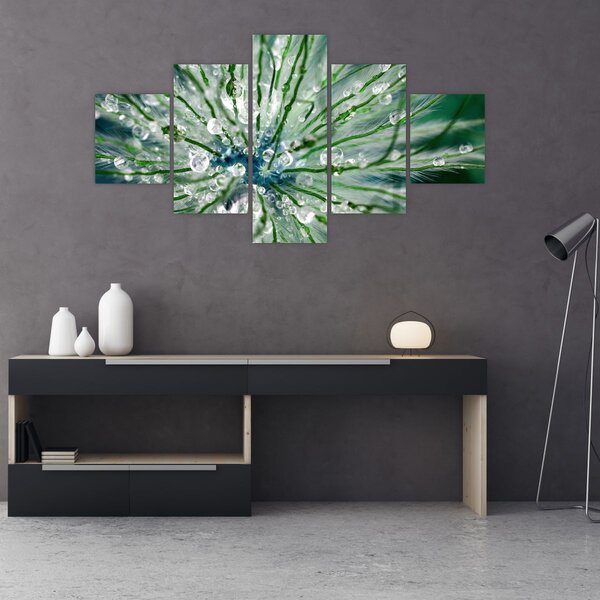 Obraz - Makro snímek květu (125x70 cm)