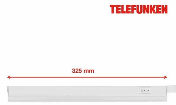 TF 201106TF TELEFUNKEN LED CCT skříňkové svítidlo 32,5 cm 4W 400lm bílé - BRILONER