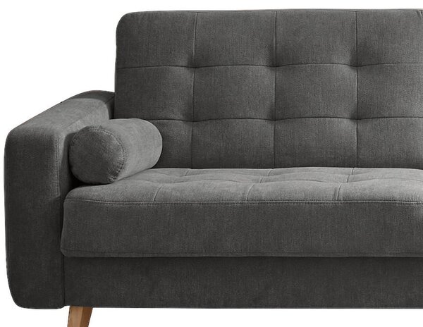 ROZKLÁDACÍ POHOVKA, textil, kompozitní dřevo, šedavě hnědá MID.YOU - Rozkládací pohovky, Online Only