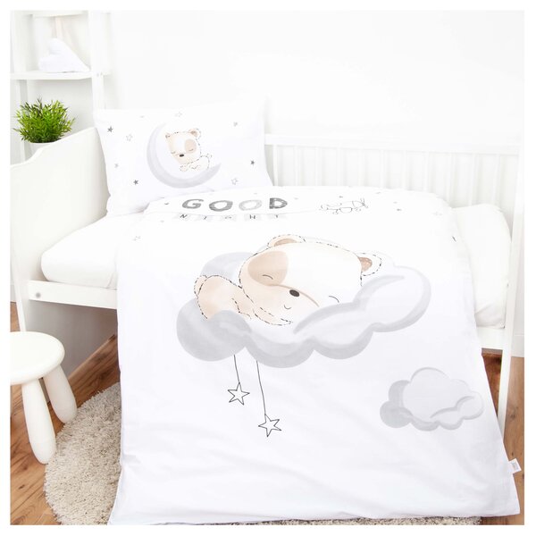 Povlečení SLEEPING LITTLE BEAR 40x60 a 100x135 cm