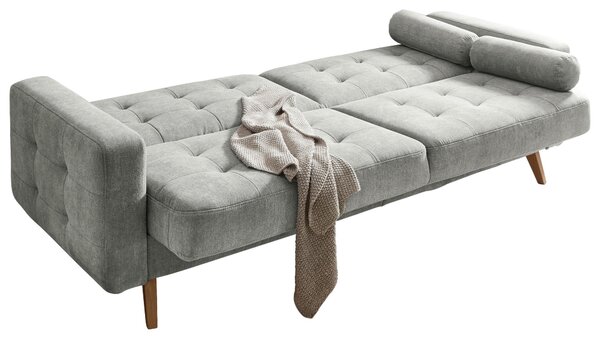 ROZKLÁDACÍ POHOVKA, textil, kompozitní dřevo, jílová barva MID.YOU - Rozkládací pohovky, Online Only