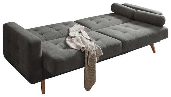 ROZKLÁDACÍ POHOVKA, textil, kompozitní dřevo, šedavě hnědá MID.YOU - Rozkládací pohovky, Online Only