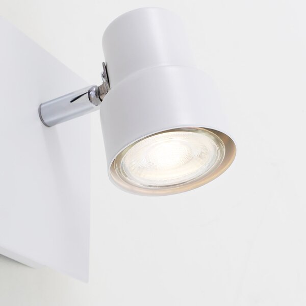 BRI 2861-016 Bodové svítidlo 12 cm 1xGU10 5W 460lm bílé - BRILONER