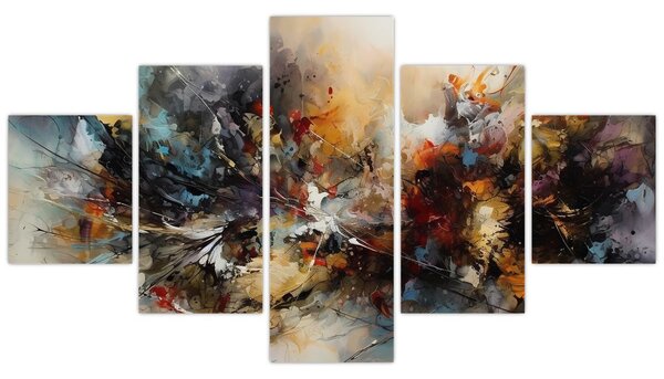 Obraz - Abstraktní grafika (125x70 cm)