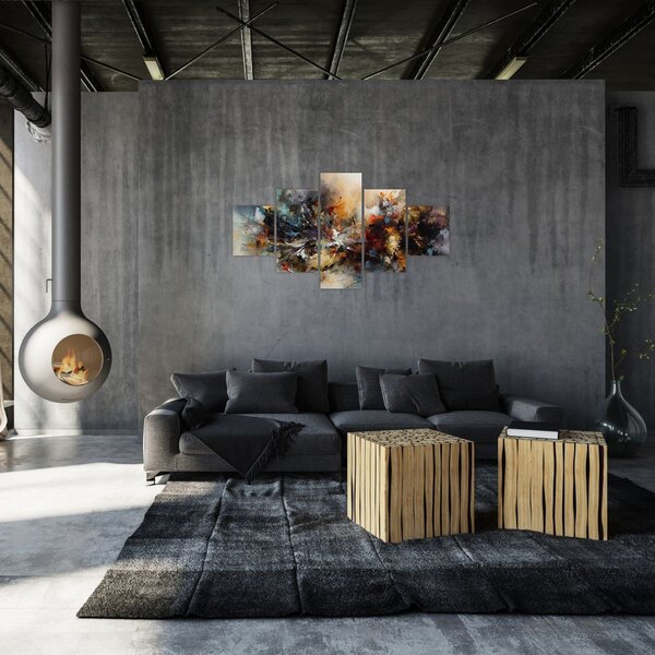 Obraz - Abstraktní grafika (125x70 cm)