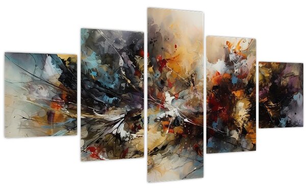 Obraz - Abstraktní grafika (125x70 cm)