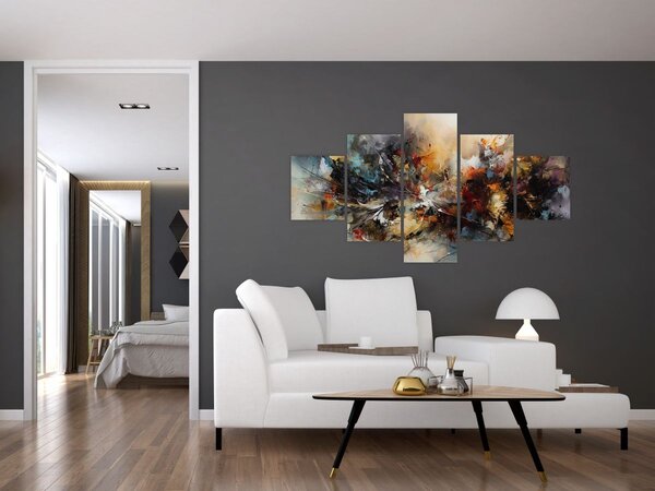 Obraz - Abstraktní grafika (125x70 cm)