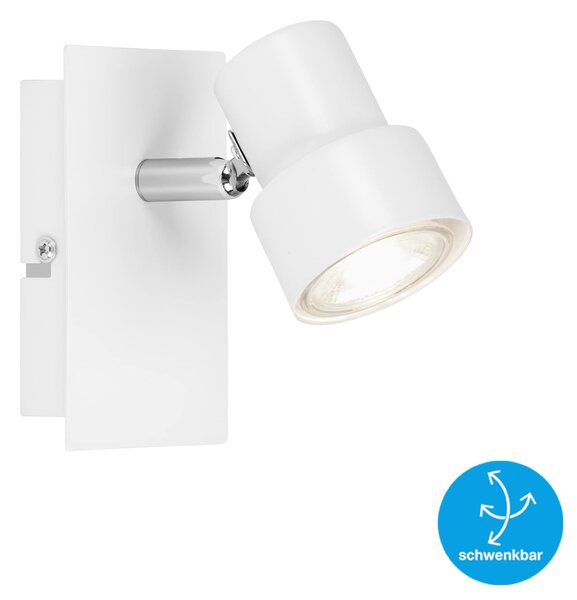 BRI 2861-016 Bodové svítidlo 12 cm 1xGU10 5W 460lm bílé - BRILONER
