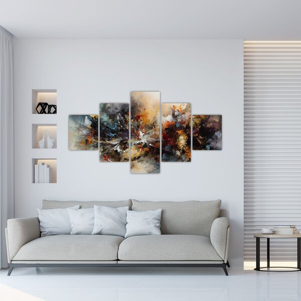 Obraz - Abstraktní grafika (125x70 cm)