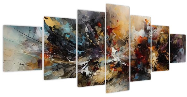 Obraz - Abstraktní grafika (210x100 cm)