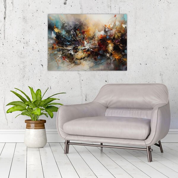 Obraz - Abstraktní grafika (70x50 cm)