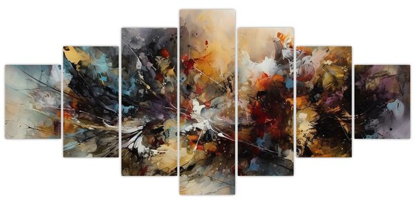 Obraz - Abstraktní grafika (210x100 cm)
