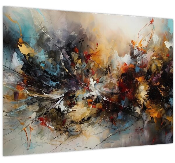 Obraz - Abstraktní grafika (70x50 cm)