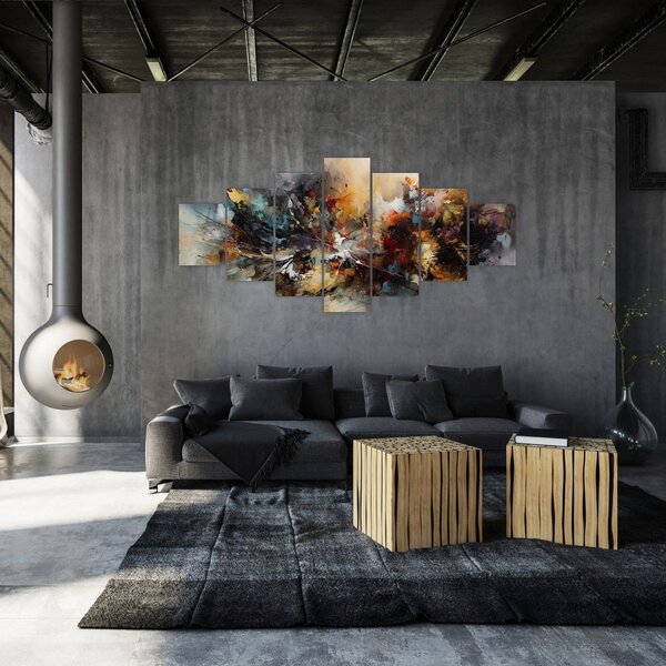 Obraz - Abstraktní grafika (210x100 cm)