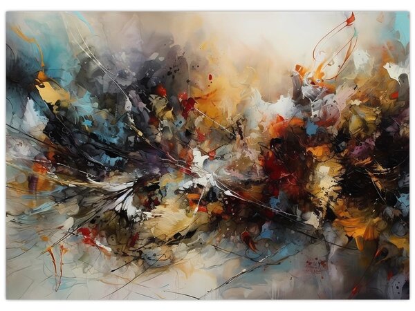 Obraz - Abstraktní grafika (70x50 cm)