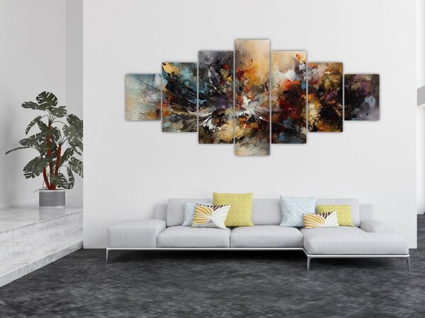 Obraz - Abstraktní grafika (210x100 cm)