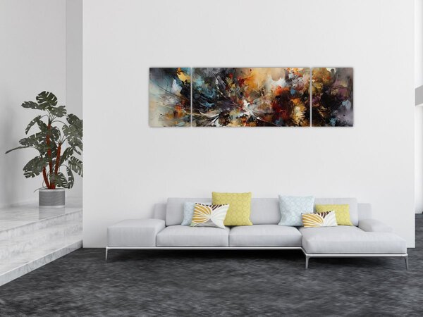 Obraz - Abstraktní grafika (170x50 cm)