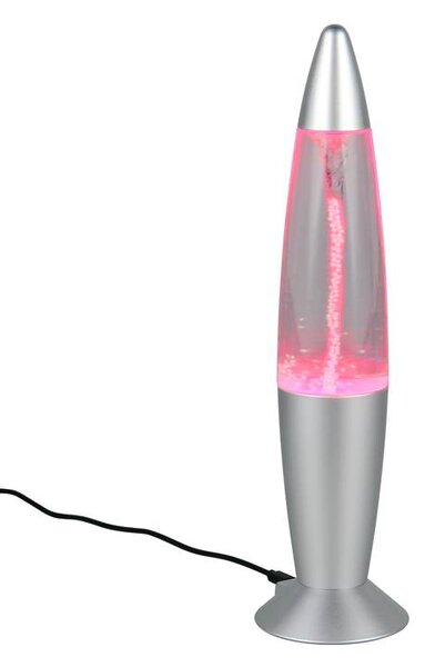 Stolní lampa HOLLY stříbrná