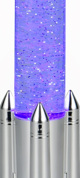 Stolní lampa APOLLO stříbrná