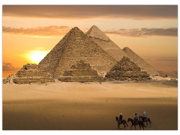 Obraz - Pyramidy (70x50 cm)