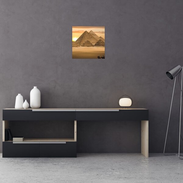 Obraz - Pyramidy (30x30 cm)