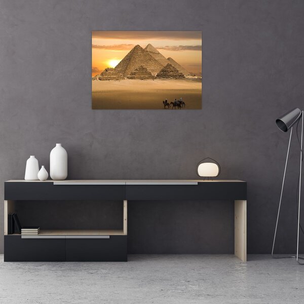 Obraz - Pyramidy (70x50 cm)