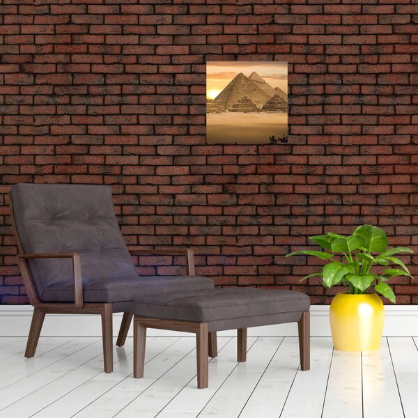 Obraz - Pyramidy (30x30 cm)