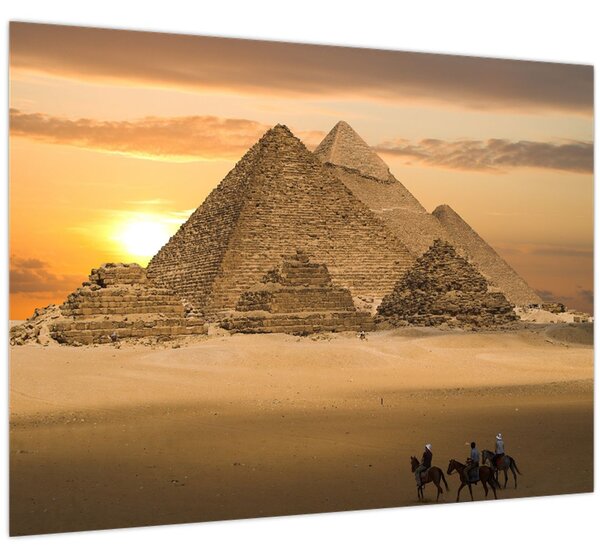 Obraz - Pyramidy (70x50 cm)