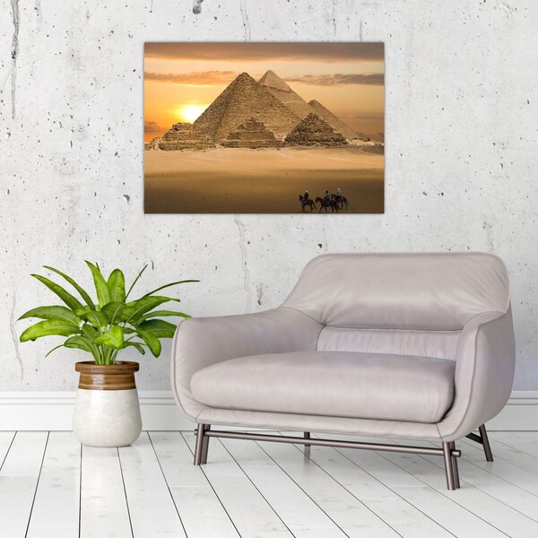 Obraz - Pyramidy (70x50 cm)