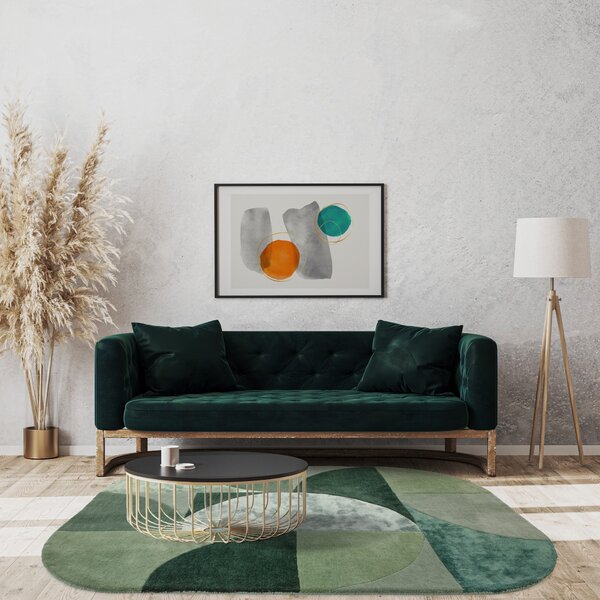 Tribeca Design Kusový koberec Blondie Oval Forest Rozměry: 160x230 cm