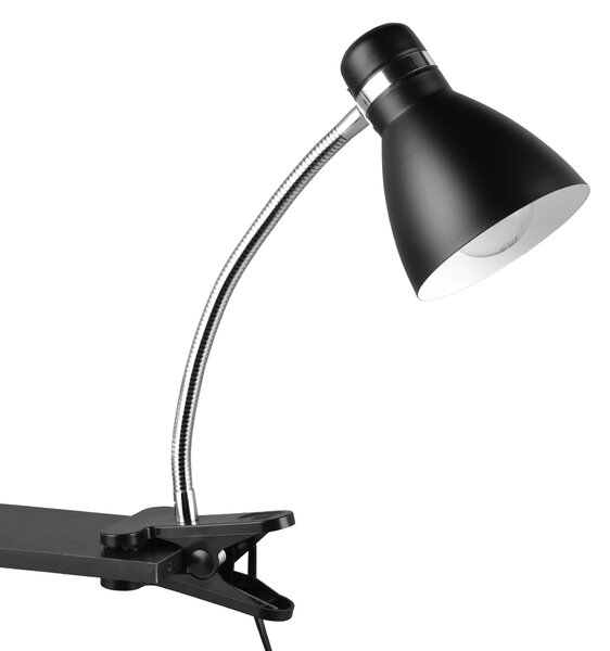 Stolní lampa s klipem HARVEY černá