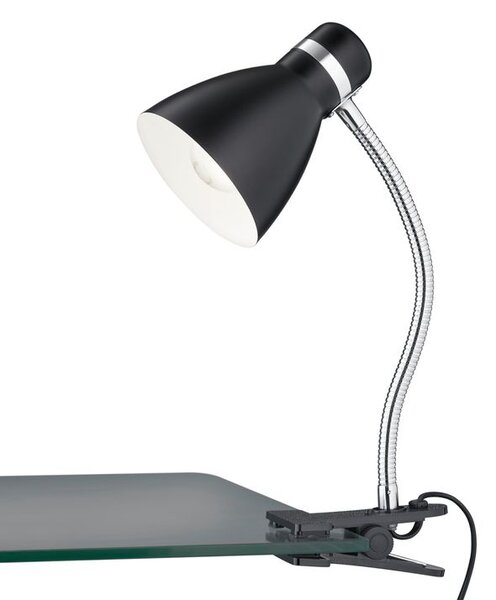 Stolní lampa s klipem HARVEY černá