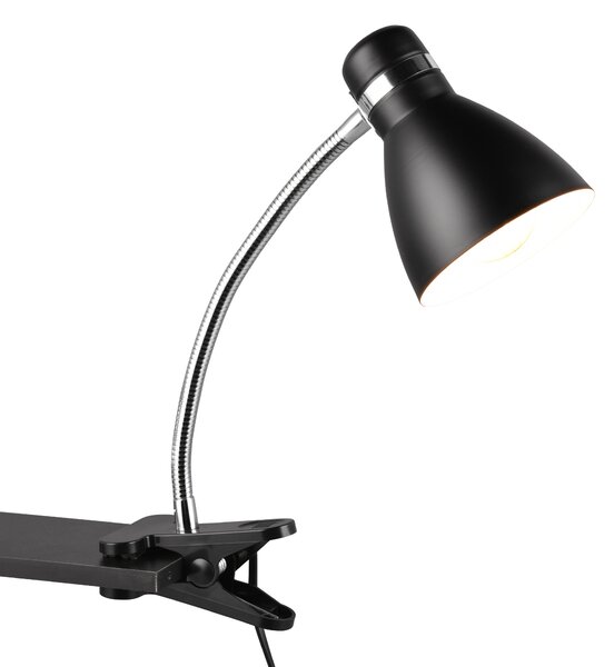 Stolní lampa s klipem HARVEY černá