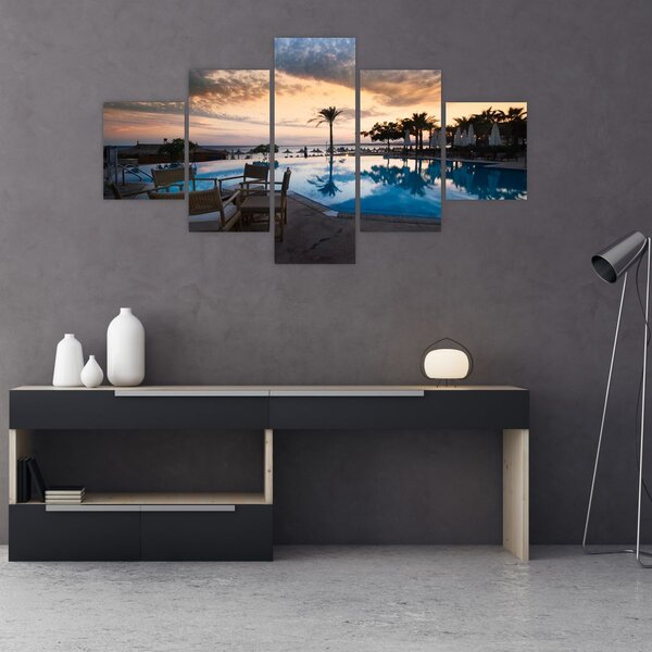 Obraz - Resort u moře (125x70 cm)