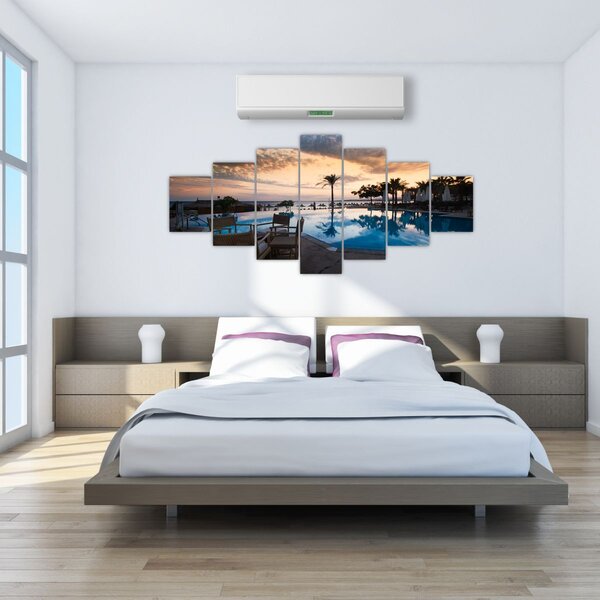 Obraz - Resort u moře (210x100 cm)
