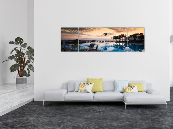Obraz - Resort u moře (170x50 cm)