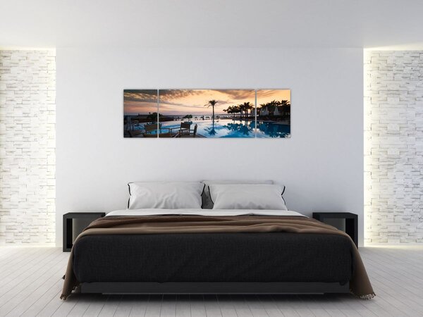 Obraz - Resort u moře (170x50 cm)