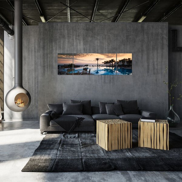 Obraz - Resort u moře (170x50 cm)