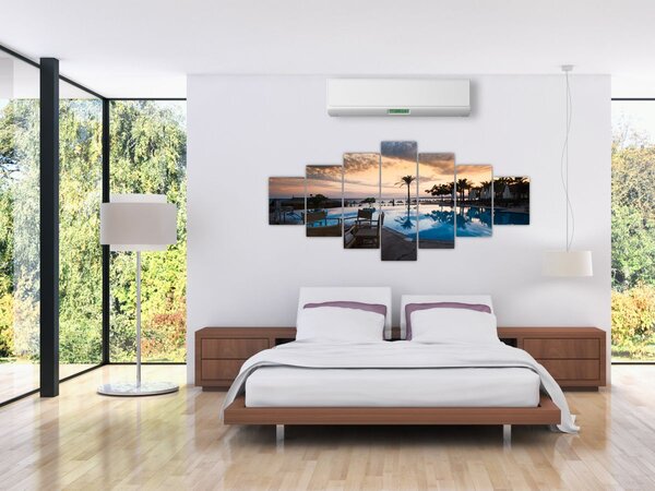 Obraz - Resort u moře (210x100 cm)