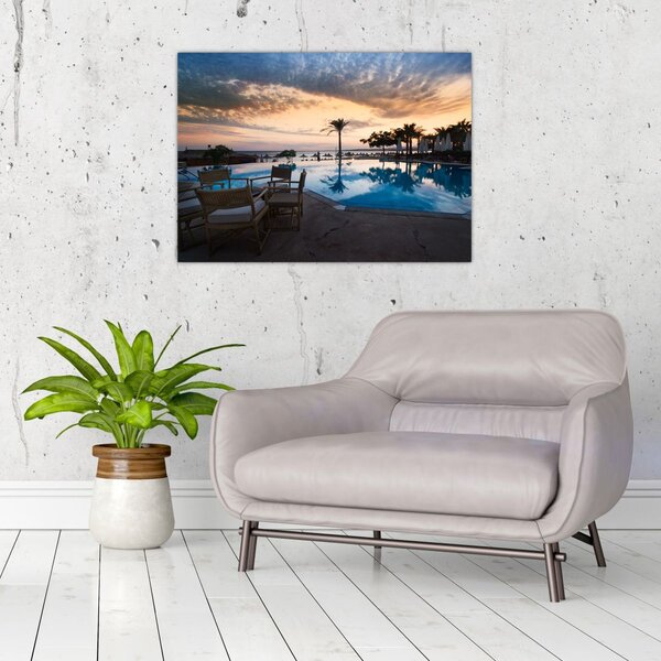 Obraz - Resort u moře (70x50 cm)