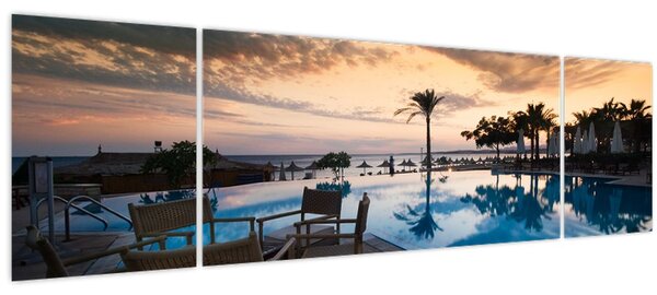 Obraz - Resort u moře (170x50 cm)