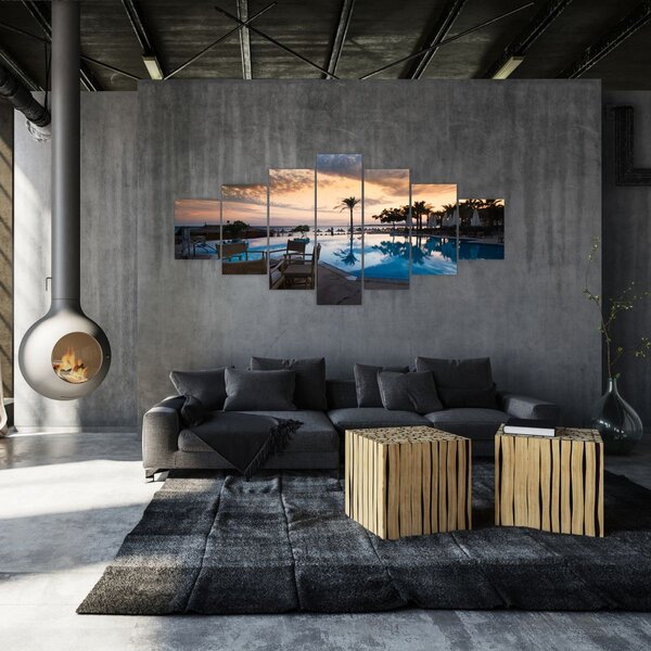 Obraz - Resort u moře (210x100 cm)